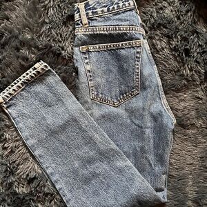 Pull&Bear Blue Straight Leg Jeans